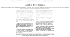 Desktop Screenshot of amateurcrossdressing.com